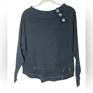 Free People We The Free Don’t Forget Me Oversized Thick Knit Sz S Top thumbnail 2