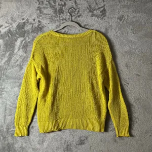 Eileen Fisher‎ Organic Linen Sweater Lightweight Open Knit Pullover Green Small thumbnail 5