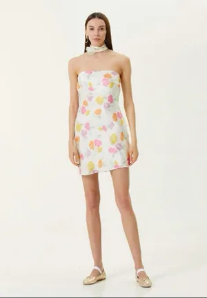 New For Love & Lemons Hazel Mini Dress Size L thumbnail 3