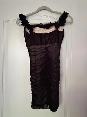 Black Sheer Dress Selfie Leslie thumbnail 3