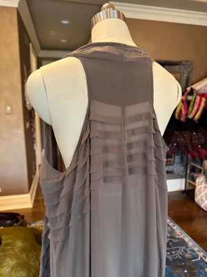 Sheer Dress Gray Size M thumbnail 3