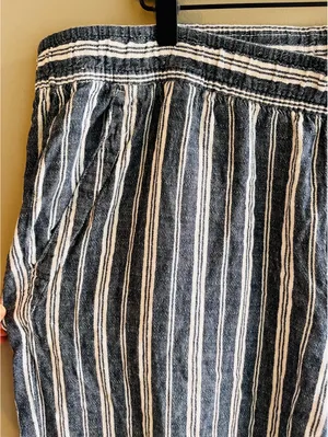 Old Navy Boho Linen Blend Wide Leg Pants XL thumbnail 3