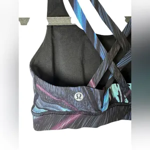 Lululemon Energy Bra Nulux‎ Electrobeam Multi Size 4 thumbnail 7