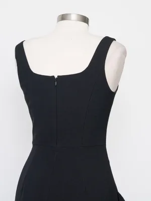 Dress the Population‎ - Charlene Asymmetrical Ruffle Mermaid Gown thumbnail 11