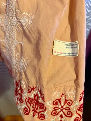 Odd Molly | Sleeveless Embroidered Boho Dress, size 1 (Small) thumbnail 3