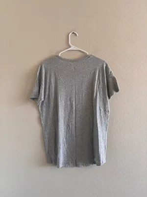 NWT aerie Short Sleeve Crew T-Shirt - Heather Gray thumbnail 3