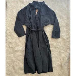 Skims Woven Lounge Long Robe Ash Size Small thumbnail 2