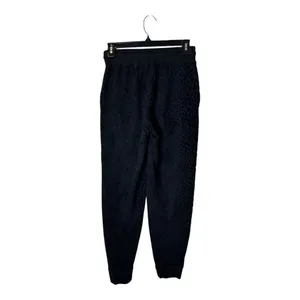 Rails Pants Women XS Black Velvet‎ Tie Oakland Black Flocked Cobra Joggers thumbnail 3