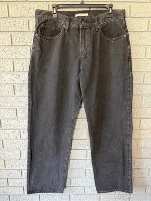 Levi's 94' Baggy Jeans Womens 31x31 Black Mid Rise Loose Straight Leg thumbnail 7