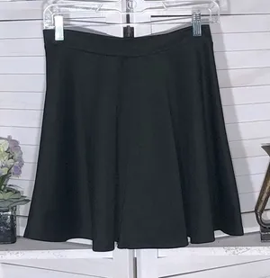 Vintage Y2K black mini skirt skater style broomstick goth rave punk grunge sz M thumbnail 1