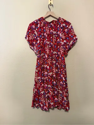 Anthropologie Robin Tiered Mini Dress Shift Fit Flowy Flattering Size Medium thumbnail 9
