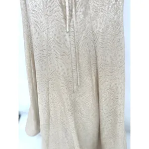 Renaissance Collection Gown Dress 2 Champagne Gold Metallic Lace Up Formal Prom thumbnail 13