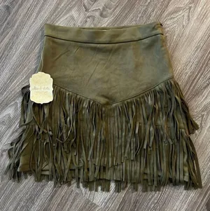 Altar'd State Fearless Fringe Mini Skirt thumbnail 3