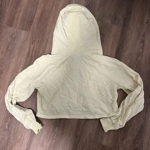 Gymshark Yellow Cropped Sweatshirt thumbnail 3