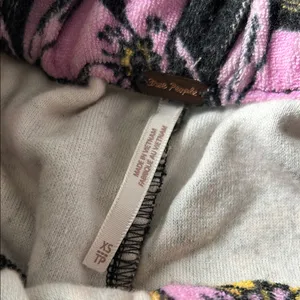 Free People High Waist Floral Shorts - Black, Pink, Yellow thumbnail 2