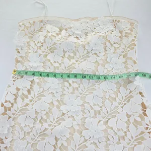 BHLDN Cream Floral Lace Dress Sleeveless Mini Party Cocktail‎ Wedding Size 12 thumbnail 14