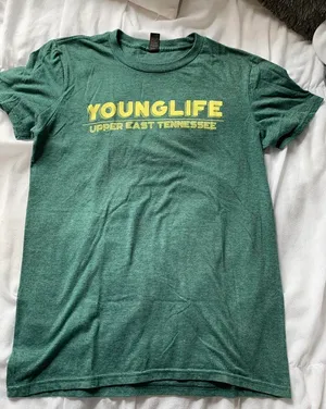 Younglife T Shirt Green Size M thumbnail 1