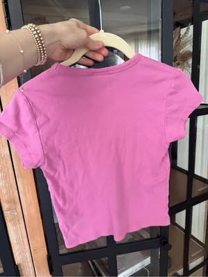 Urban Outfitters baby tee graphic tiger tattoo pure love short sleeve crop top thumbnail 3