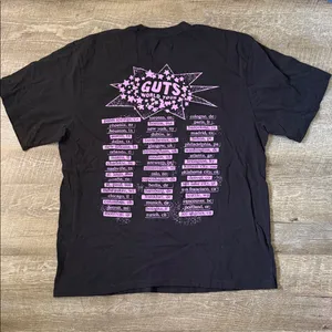 Olivia Rodrigo GUTS World Tour "Spill Ur Guts Live" T-shirt Size XL thumbnail 3