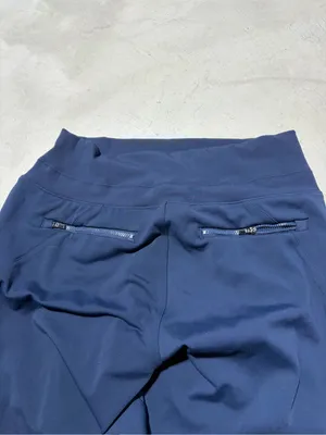 Athleta Navy Performance Stretch Pants M/P thumbnail 5