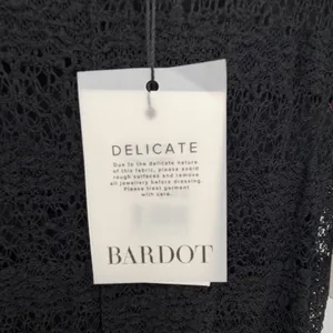 Bardot Black Flynn Lace Semi-Sheer Midi Dress NWT US 6 M Wedding Guest Formal thumbnail 5