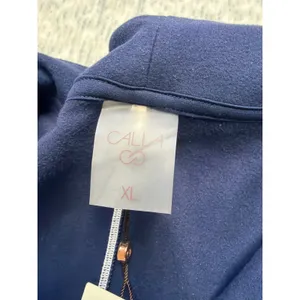 Callia Womens XL Navy Blue Cold Dash 1/4 Zip‎ Pullover Top NWT thumbnail 4