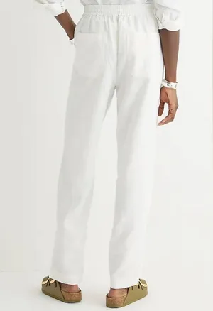 J. Crew Wide-Leg Seaside Pant in Linen thumbnail 4
