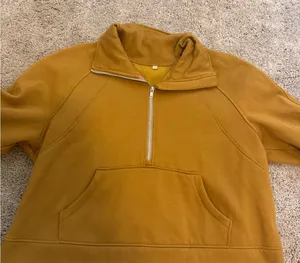Amazon Women's Half-Zip Pullover Hoodie - brown thumbnail 1