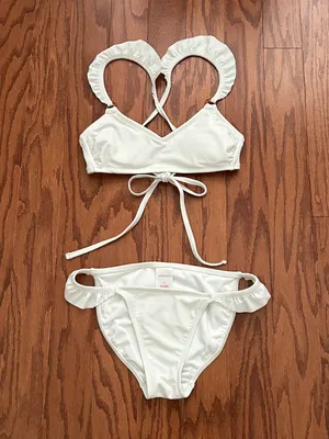 Xhilaration White Bikini thumbnail 3