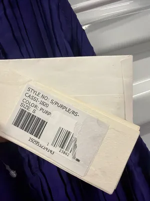 Rococo Sand Cassi Mini Dress Purple Womens Size Small thumbnail 9
