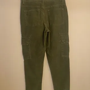 Green Corduroy Cargo Pants thumbnail 3
