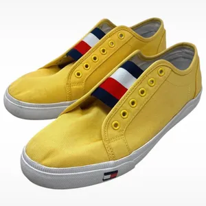 Tommy Hilfiger “Anni” Yellow Slip-On Sneaker Women’s Size 10M Preppy Designer thumbnail 4