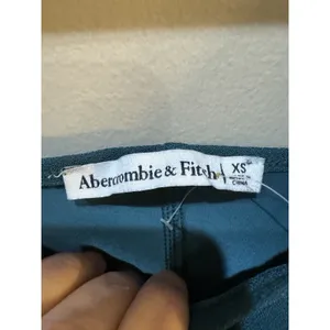 Abercrombie & Fitch Women Green Corset Long Sleeve Crop Top Square Neck Size XS thumbnail 4