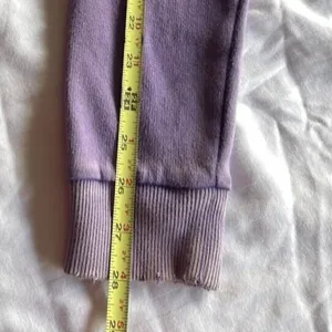 Victoria's Secret Vintage PINK Full Zip Hoodie Purple White Women's Size Large thumbnail 6