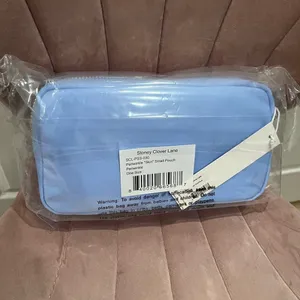 NWT Stoney Clover Lane Skin Small Pouch Periwinkle Blue thumbnail 5