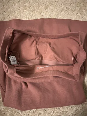 Abercrombie Bra-Free essential 90s ribbed mini dress, Medium NWT thumbnail 5