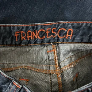 Kimes Ranch Francesca Jeans Cotton Blue Bootcut Raw Hem USA Made Size 4 thumbnail 5