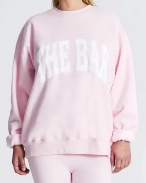 The Bar Varsity Sweatshirt Blush L thumbnail 1