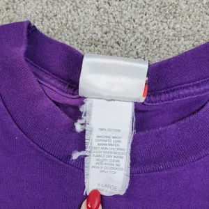 Mickey‎ Inc Womens T-shirt XL Purple Walt Disney World 25th Anniversary Cotton thumbnail 2