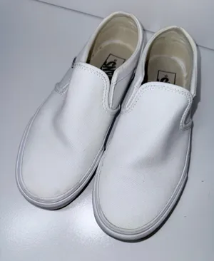 Vans Asher Slip On Classic Sneakers True White Canvas thumbnail 3