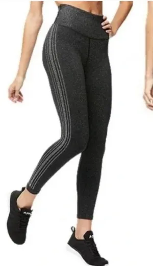 Good American -129 Seamless Leggings High Rise Sparkle Tinsel Black 4‎ - XL thumbnail 1