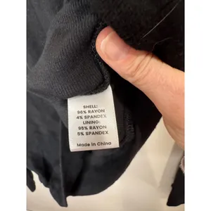 Evereve Zoey‎ Ribbed Inset Hoodie NWT sz XS Black thumbnail 5