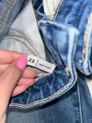 PacSun Dark Wash Mom Jeans thumbnail 5