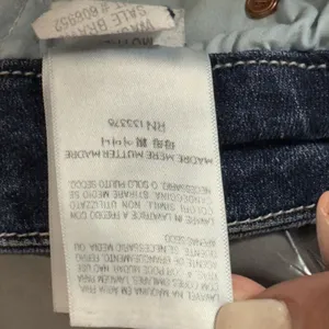 1303 | Mother High Waisted Looker Crop Bake Sale Brawl Jeans Blue Womens 27 thumbnail 10