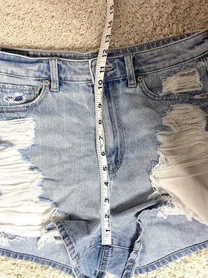 American Eagle Outfitters Mom Shorts Distressed High-Rise Denim Shorts thumbnail 4