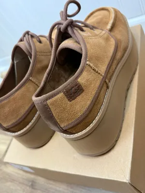 UGG Women's Cityfunc Chestnut Lace-Up Platform Shoes - Size - 9.5 thumbnail 7