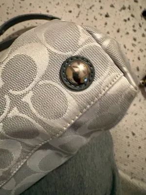 COACH Brooke Jacquard‎ Satchel Handbag Gray J1072-F15533 thumbnail 11