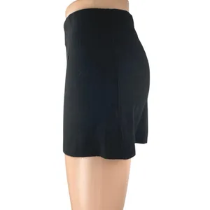 Princess Polly Women's Black Linen Cotton Zipper Mini Straight Pencil Skirt Sz 4 thumbnail 2