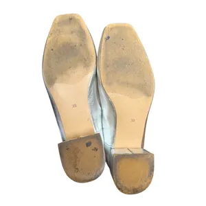 Peche Nico Heels Silver Size‎ US 7.5 /8 Mary Jane Style Strap Small Heel thumbnail 6