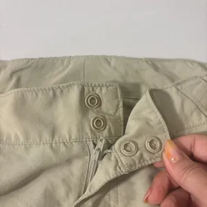 Columbia PFG Shorts Women XL‎ Tan Nylon Zip Pockets Activewear Hiking Perfomance thumbnail 5